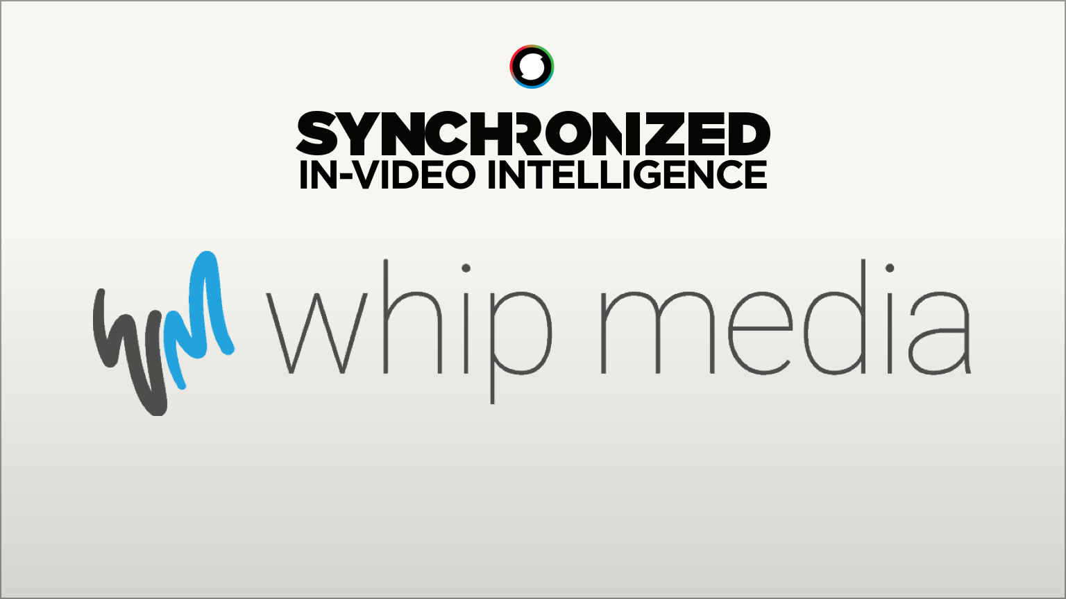 Whip Media AND SYNCHRONIZED ANNOUNCE STRATEGIC PARTNERSHIP